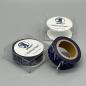 Preview: Klebeband Reispapier blau Rolle Verpackung